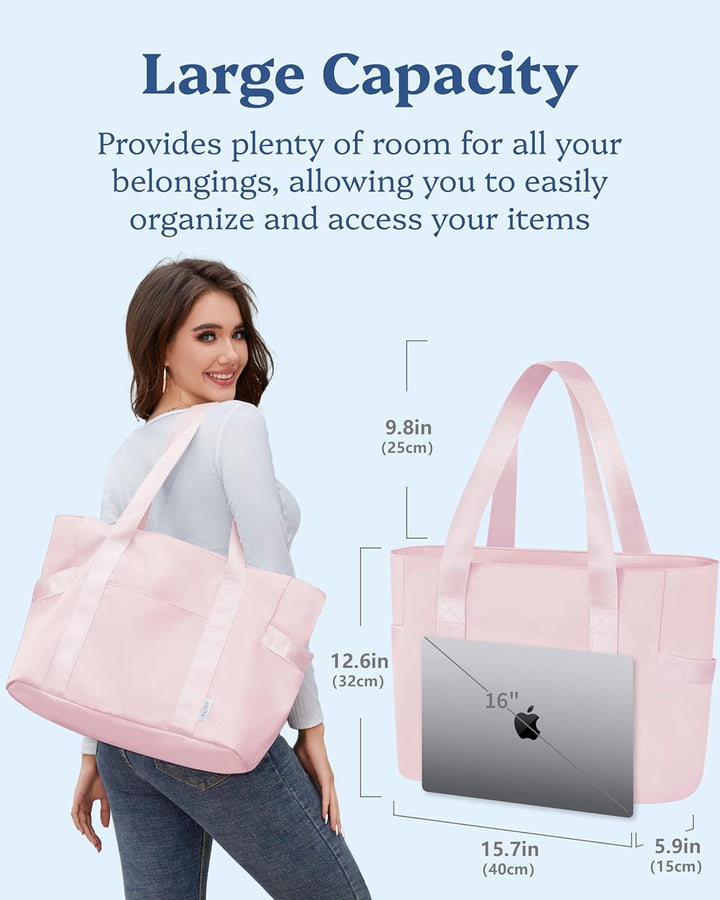 Prite Handtasche Damen Gross Tote Bag Shopper Tasche Arbeitstasche Umhängetasche Laptoptasche für Ar