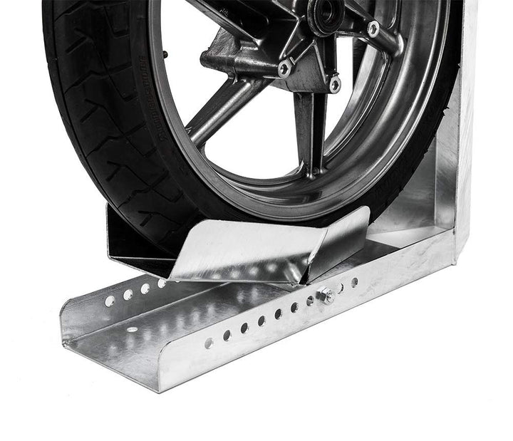 Motorrad vorne Vorderradklemme Radwippe Motorradwippe Motorradklemme Radhalterung Wippe NEU