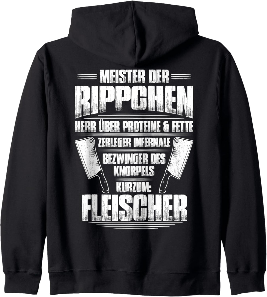 Meister Der Rippchen Fleischer Kapuzenjacke