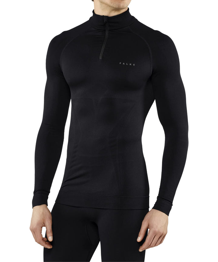 FALKE Herren Maximum Warm High Zip Neck Funktionsshirt Langarmshirt für kalte bis sehr kalte Tempera