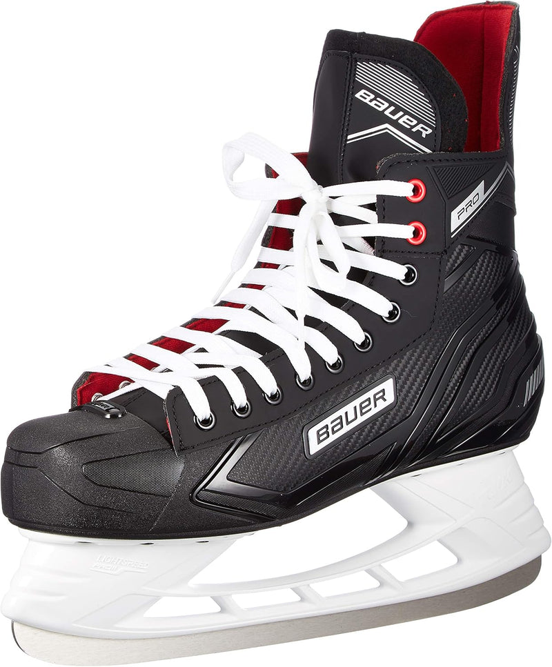 Bauer Jungen Pro Skate Feldhockeyschuhe 33.5 EU Schwarz Schwarz Weiss Rot Si 900, 33.5 EU Schwarz Sc