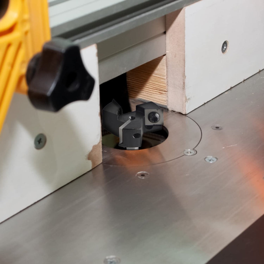 CPROSP Planfräser 8mm Schaft für Holz, Hobelfräser für Oberfräse mit 39mm Schnittdurchmesser, Abrich