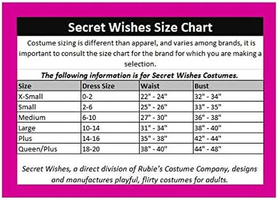 Rubie's Costume Womens Secret Wishes Wonder Woman Costume L