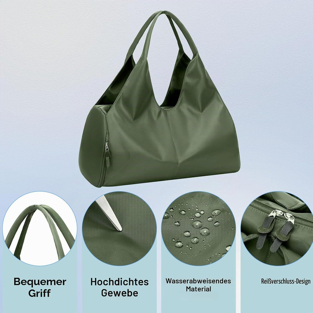 Sporttasche für Damen und Herren mit Schuhfach &amp; Nassfach Weekender Reisetasche Freizeit Handtasche