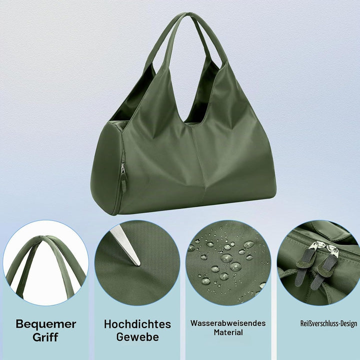Sporttasche für Damen und Herren mit Schuhfach &amp; Nassfach Weekender Reisetasche Freizeit Handtasche