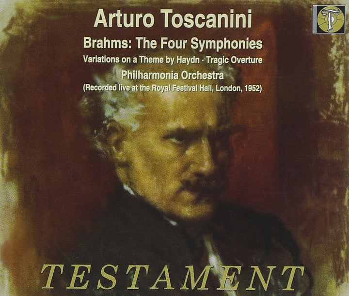 Toscanini dirigiert Brahms (Die vier Sinfonien) (Aufnahme Live London 1952), Audio-CD