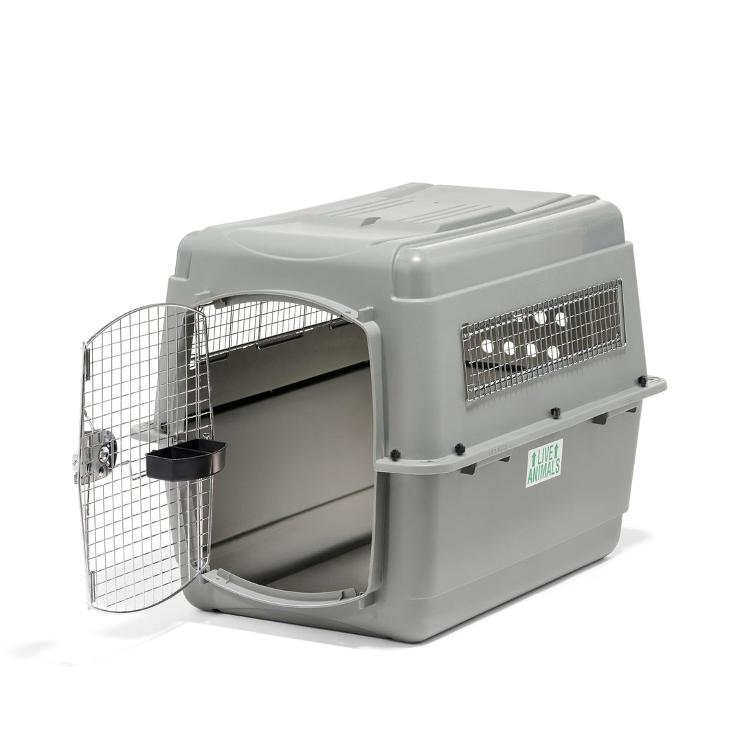 Beeztees 715566 Skykennel Nr 4, 91 x 63 x 68 cm, grau L 64 x B 69 x H 92 cm Mehrfarbig, L 64 x B 69