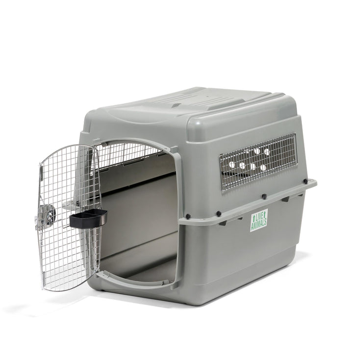 Beeztees 715566 Skykennel Nr 4, 91 x 63 x 68 cm, grau L 64 x B 69 x H 92 cm Mehrfarbig, L 64 x B 69