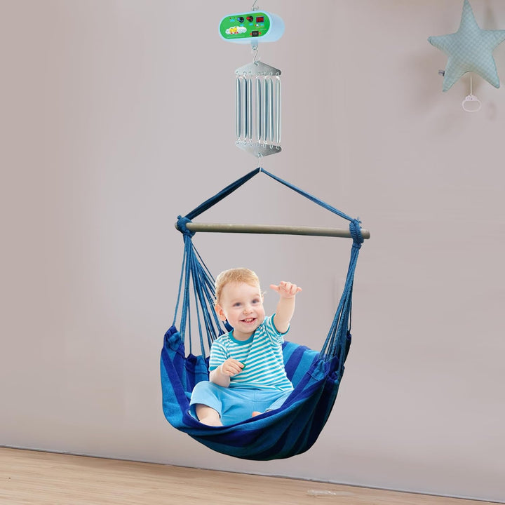 Elektrischer Wiegenmotor mit 7 Federn, Automatik Schaukel Regler für Baby Hängewiege, Einstellbare A