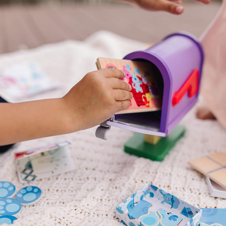 Melissa & Doug | Blue's Clues & You | Briefkasten-Spielset aus Holz | 27 Teile