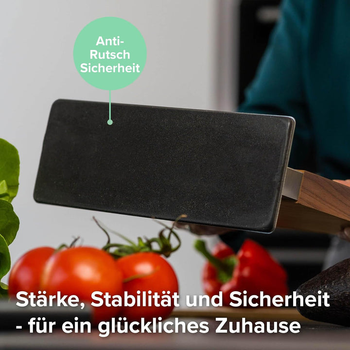 Coninx Messerblock Magnetisch Doppelseitig | Messerhalter Magnetisch ohne Messer | Küchenmesser Knif