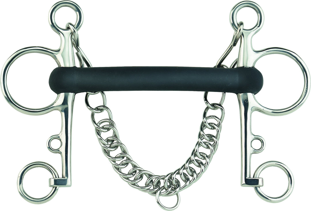SPRENGER Pelham Weichgummi 18 mm (Edelstahl) silber 18 mm, silber 18 mm