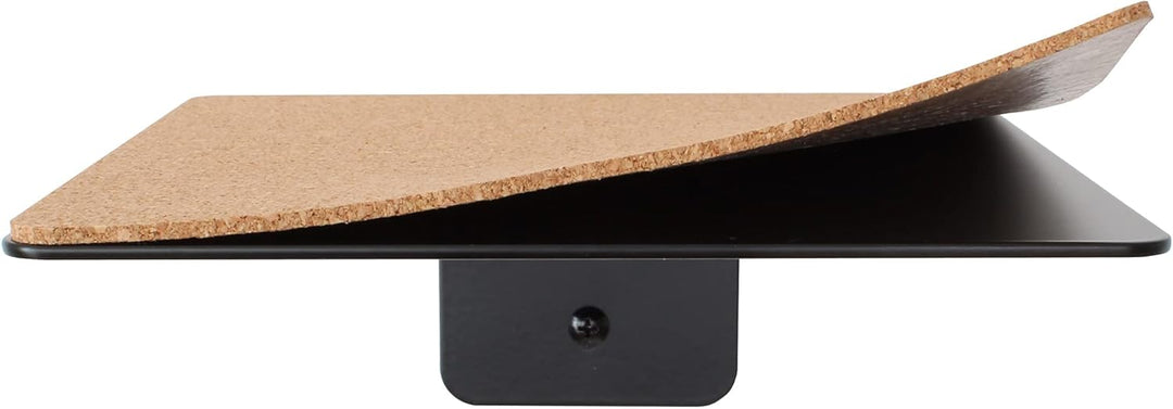 1x Wandstufe Katzentreppe Klettersystem für Haustiere, belastbare, stabile Ablage/Plattform Schwarz