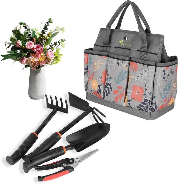 MORROWIND Garten Werkzeugtasche, 30 x 17 x 25 cm Tragbar Gartentasche Wasserdicht Aufbewahrungstasch