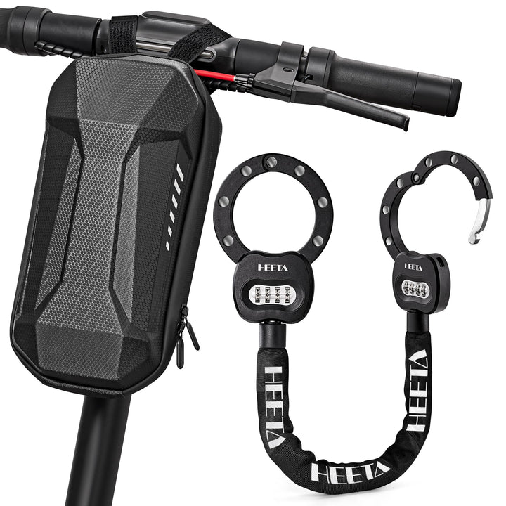 HEETA E Scooter Schloss Zahlenschloss mit Tasche, 8mm Fahrradschloss Hohe Sicherheit, e Roller Schlo