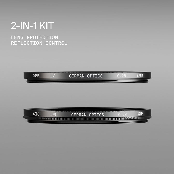 Gobe 43 mm UV Filter + Polfilter (CPL) - Filter Kit (3Peak) 43mm, 43mm