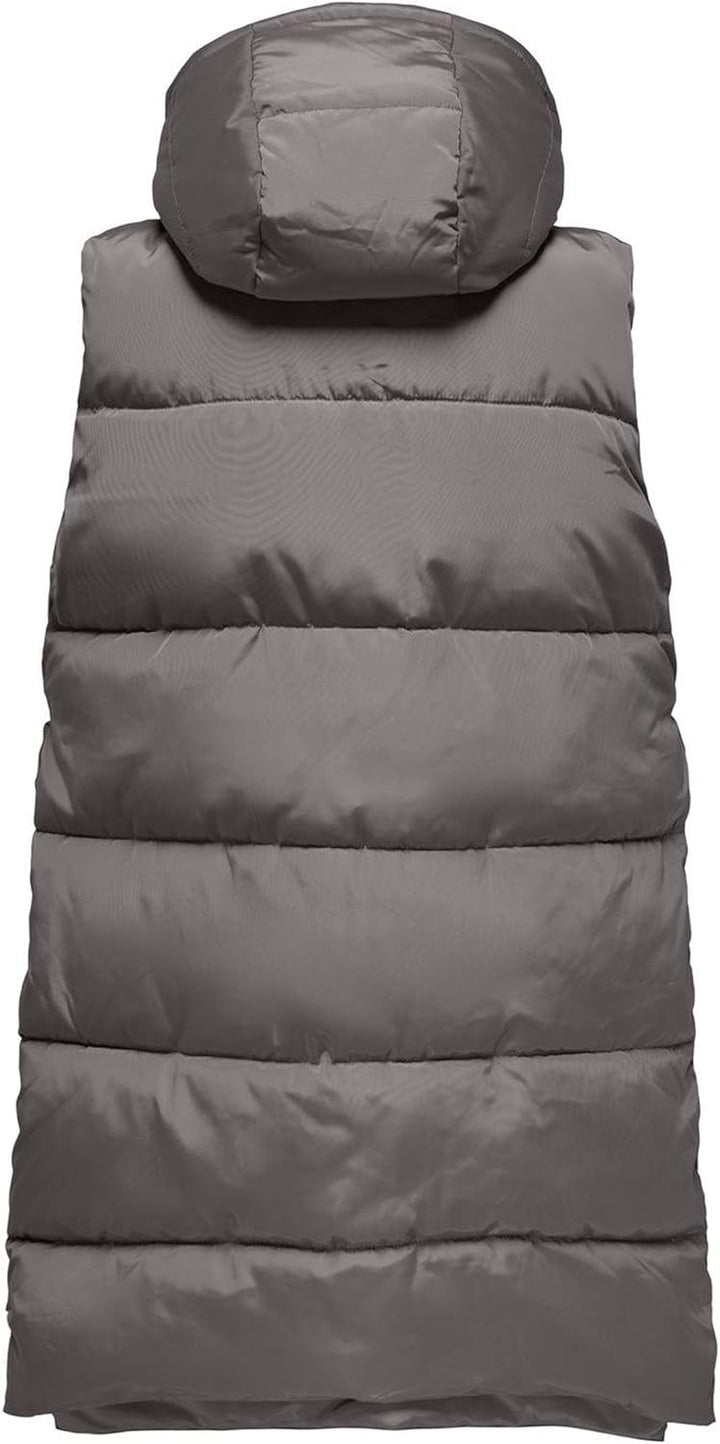 ONLY Damen Onlnewnora Puffer Waistcoat Life Cc Otw Pufferweste S Shadow, S Shadow