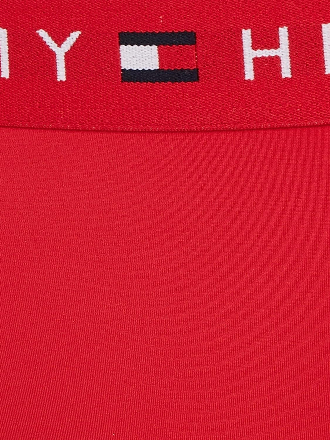 Tommy Hilfiger Damen Bikinihose Seitliche Schnürung Side Tie Cheeky Bikini Sport L Rot (Primary Red)