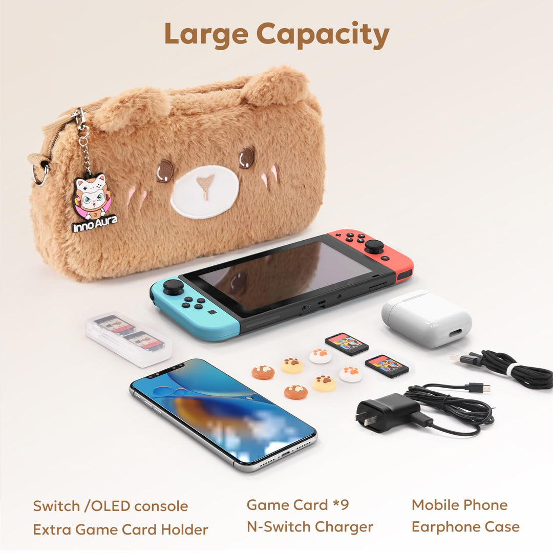 IA innoAura Switch Tasche (Switch Brown Bear), Switch Brown Bear