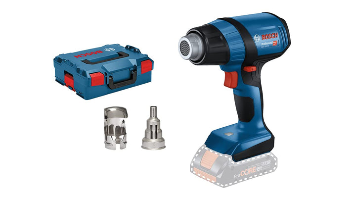 Bosch Professional 18V System Akku-Heissluftgebläse GHG 18V-50 (ohne Akkus und Ladegerät, inkl. Refl