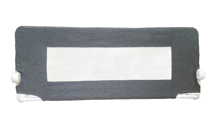 Safetots Deluxe Denim Bettgitter Grau, 100cm breit x 40cm hoch, Bettschutzgitter für Kleinkinder zur