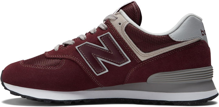 New Balance Herren 574 Sneaker 42.5 EU Burgundy, 42.5 EU Burgundy