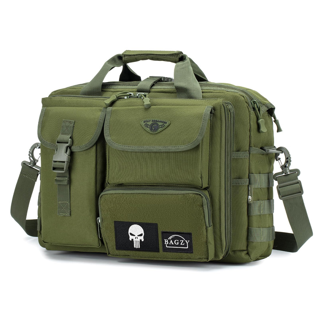 BAGZY Taktische Umhängetasche Herren Umhängetasche Militär Laptoptasche Herren Oxford Taktische 17.3