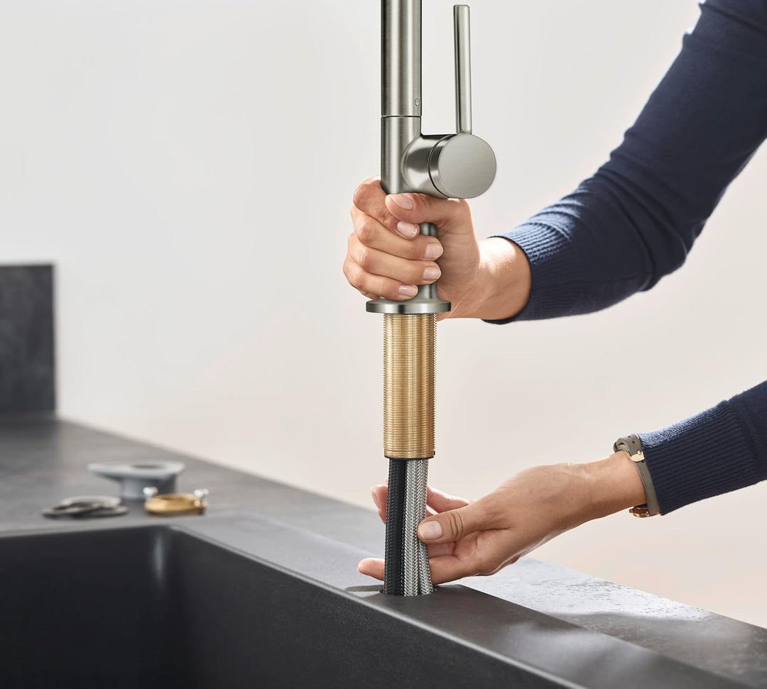 hansgrohe Küchenarmatur Talis M54 (Wasserhahn Küche mit Schlauchbox, 360° schwenkbar, ausziehbare Br
