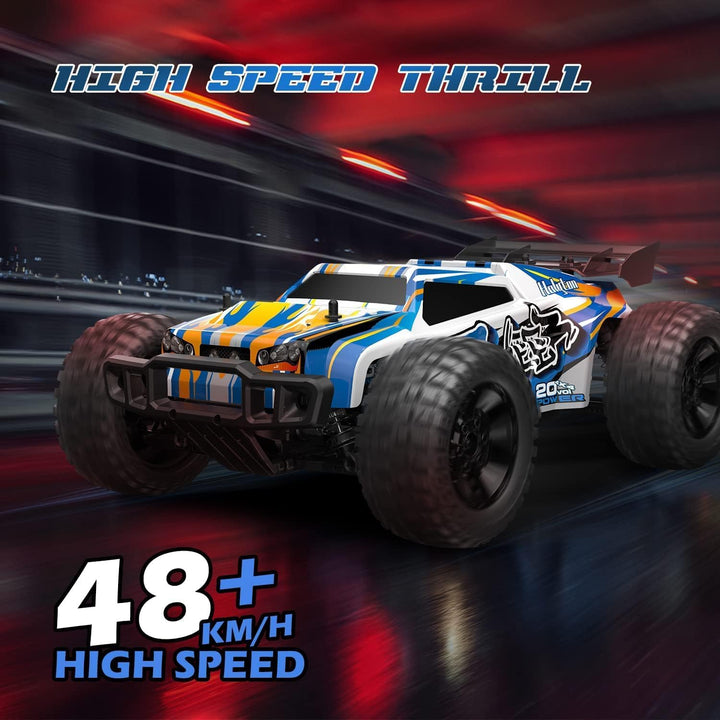 DEERC 9205E RC Ferngesteuertes Auto mit 48 km/h High Speed, 4WD 1:10 RC CAR Off-Road 2.4GHz Funkfern