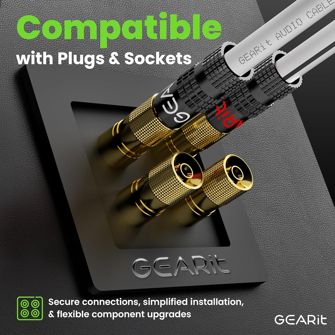 GearIT Pro Series 14 AWG Lautsprecherkabel (15,24 m), ideal für Heimkino-Lautsprecher und Autolautsp