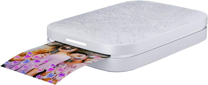 HP Sprocket Mobiler Fotodrucker (Drucken ohne Tinte, Bluetooth, 5 x 7,6 cm Ausdrucke) Luna