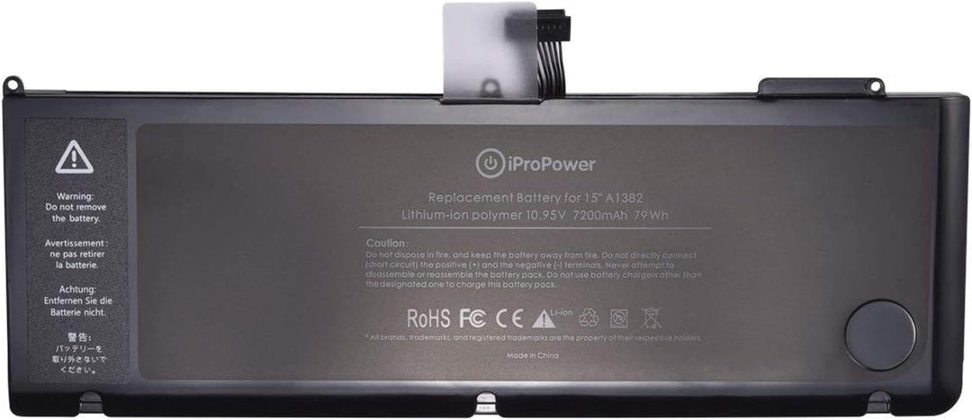 A1382 Laptop Akku A1382 für Apple A1286 (nur für Core i7 Anfang 2011 Ende 2011 Mitte 2012) Unibody M