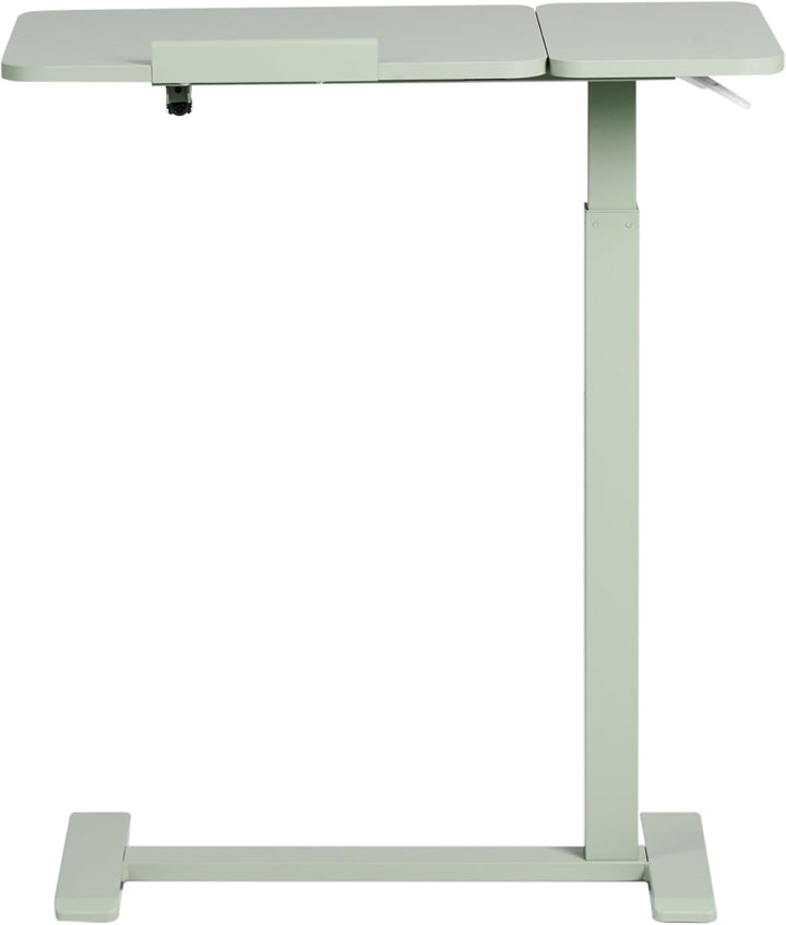 Beliani Laptoptisch höhenverstellbar 70 x 40 cm hellgrün modern Homeoffice Büro Schola