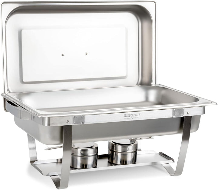 Stagecaptain CDDF-09 Chafing-Dish Speisewärmer - Edelstahl Warmhaltebehälter für Buffet und Catering