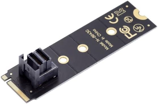 System-S SFF-8639 Adapter NVME OCIe 4.0 für M.2 NGFF M-Key Mainboard SSD