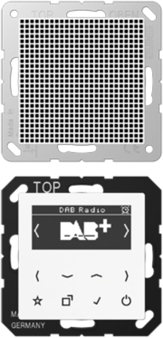 Smart Radio Dab + Kit Mono S As/A Lautsprecher weiss alpin Set Weiss mit 1 Lautsprecher, Set Weiss m