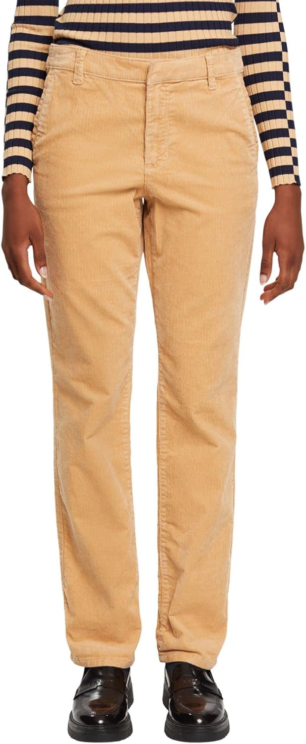 ESPRIT Damen Hose 32W / 32L 287/Sand 3, 32W / 32L 287/Sand 3