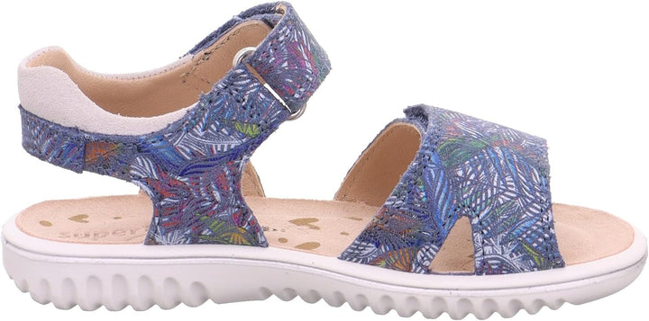 Superfit SPARKLE Sandale 1-009008 Mädchen 27 EU Blau Mehrfarbig 8000, 27 EU Blau Mehrfarbig 8000