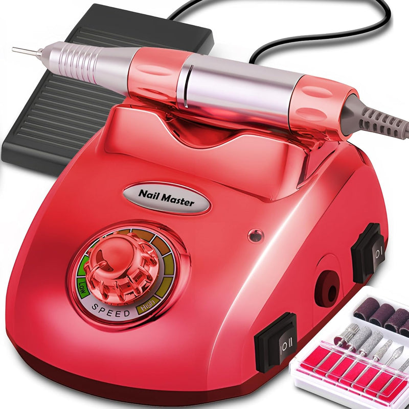 Retoo Elektrisch Nagelfräser Professionelles Nagelfeilen Set 35000u/Min 65W, Nagelfeile Maniküre Ped