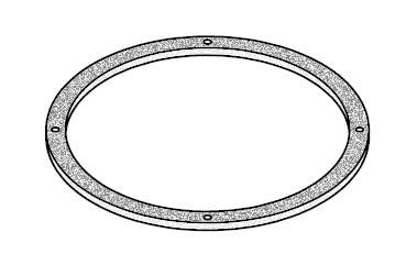 Dichtung für Rauchventilator, Original MCZ für Pellet-Thermostufe Artikelnummer .41801301500