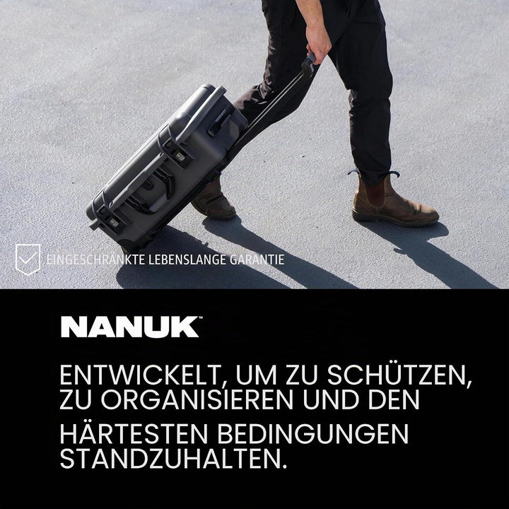 NANUK 935 – Wasserdichter Hartschalen-Schutzkoffer für Kameras, mit gepolsterten Trennwänden (25,1 c