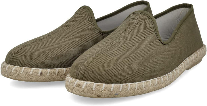 PAYMA - Herren Espadrilles Sommerpantoffeln aus Canvas. Sommerschuhe Segeltuch. Freizeitschuhe. Bras