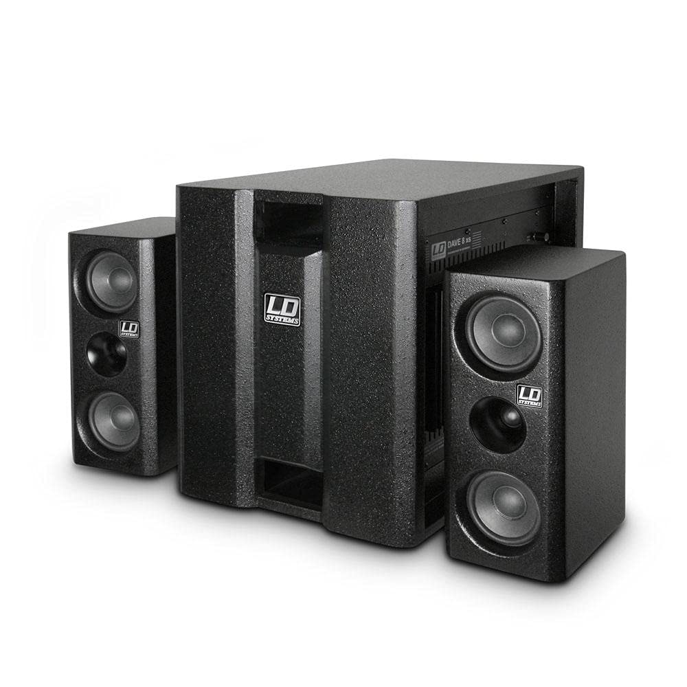 LD Systems LDDAVE8XS Dave Serie Multimedia System (20,3 cm (8 Zoll), 117 dB/mW, aktiv) schwarz, Schw