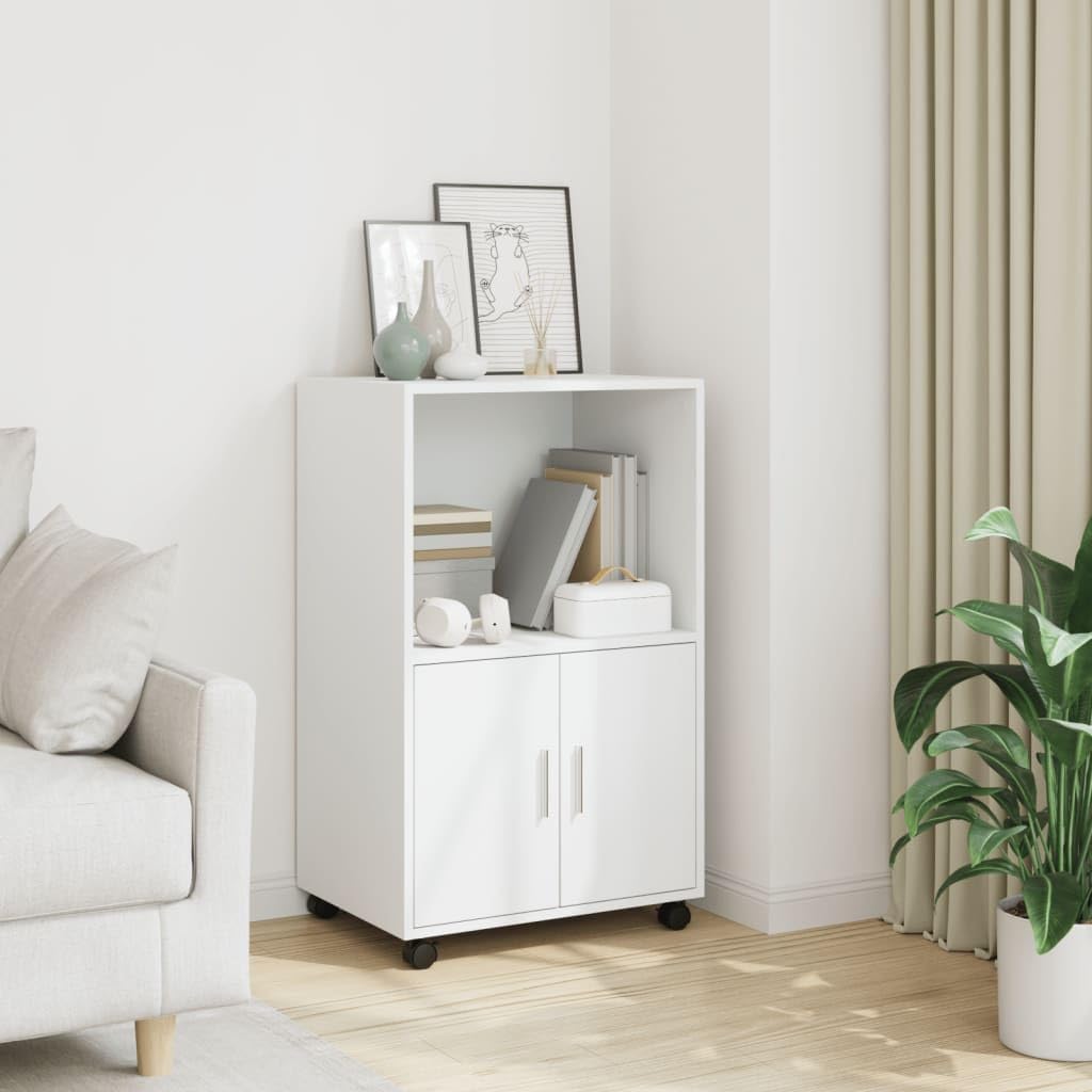 vidaXL Rollschrank, Büroschrank mit Stauraum, Aktenschrank für Wohnzimmer Büro, Bürocontainer Schran