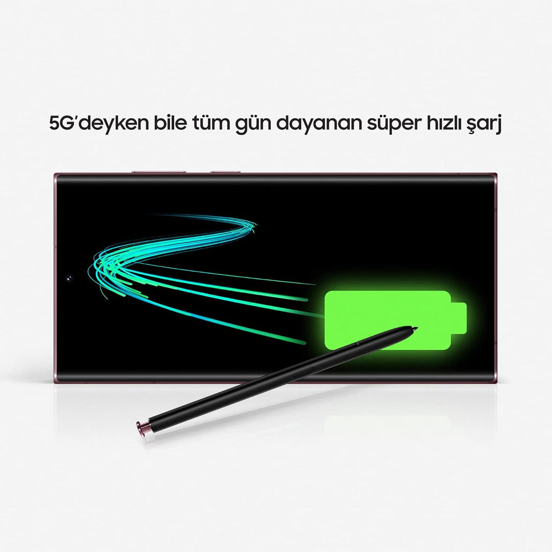 Samsung Galaxy S22 Ultra 5G 512GB | 12GB RAM Handy, Schwarz (Samsung Türkei Garantie) Alle Träger Sc