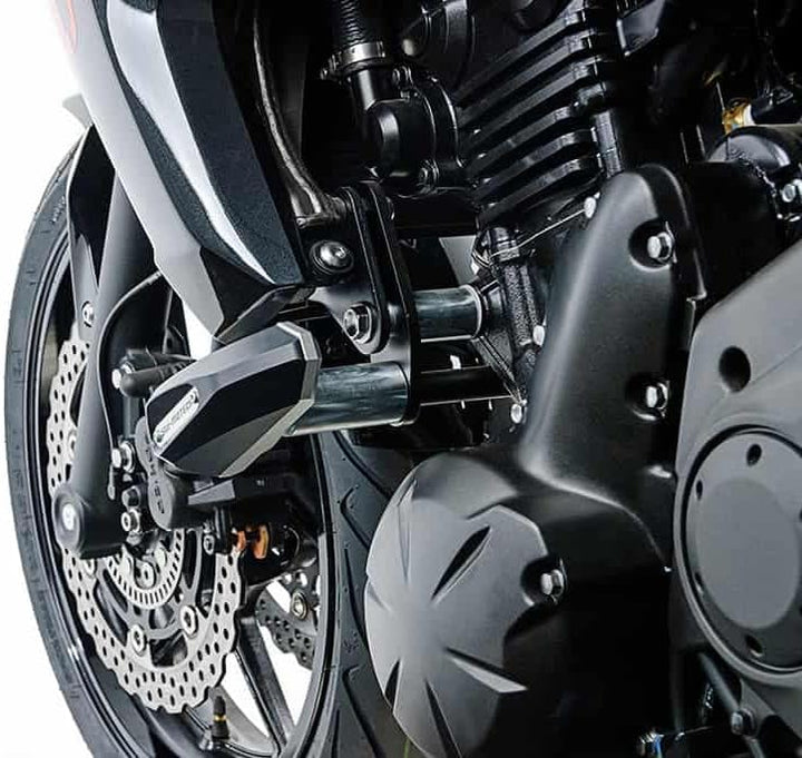Sturzpad-Kit, schwarz, Kawasaki ER-6n (2012-)