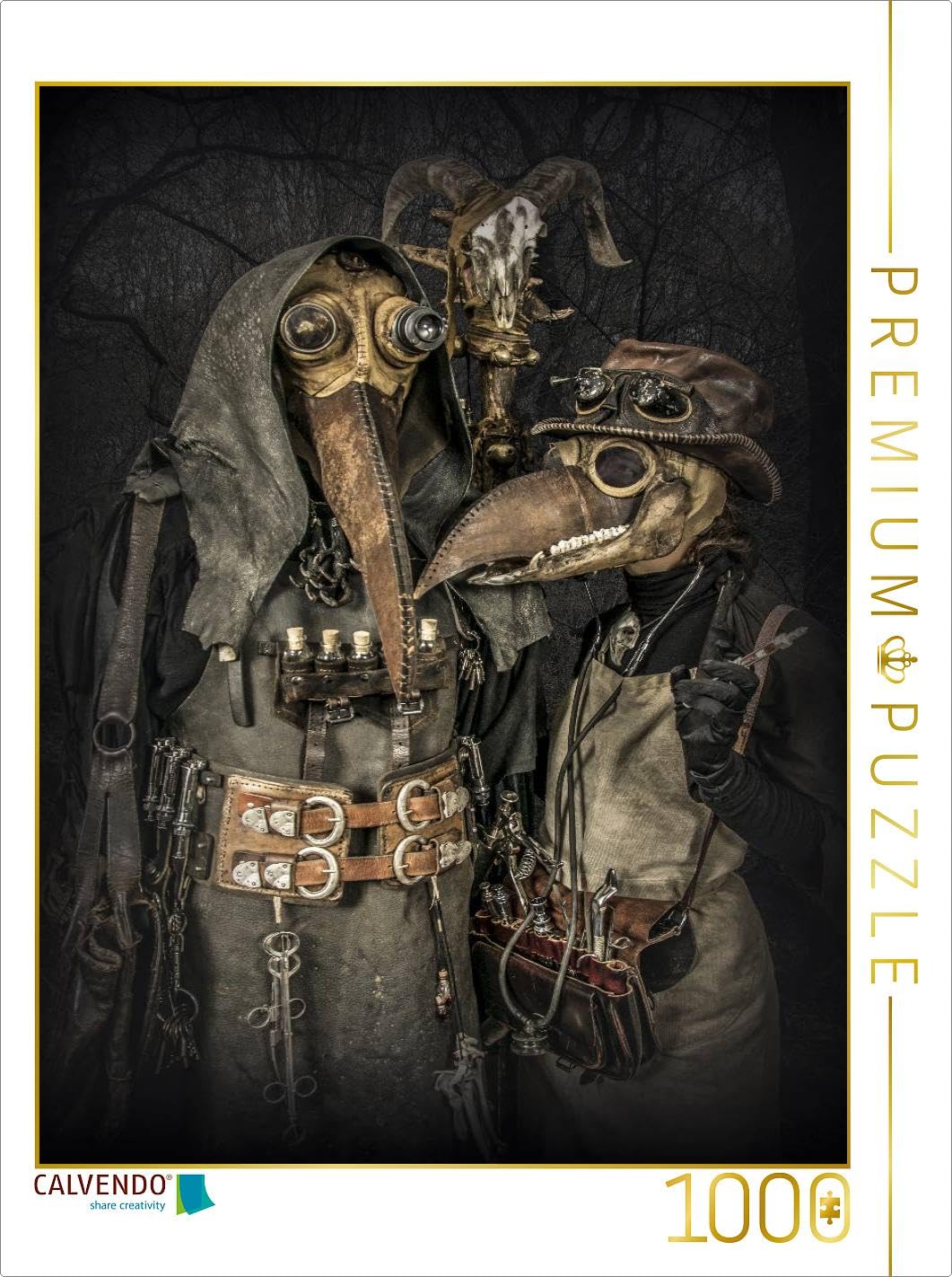 CALVENDO Puzzle Steampunk Pest Doktoren 1000 Teile Lege-Grösse 48 x 64 cm Foto-Puzzle Bild von Steam