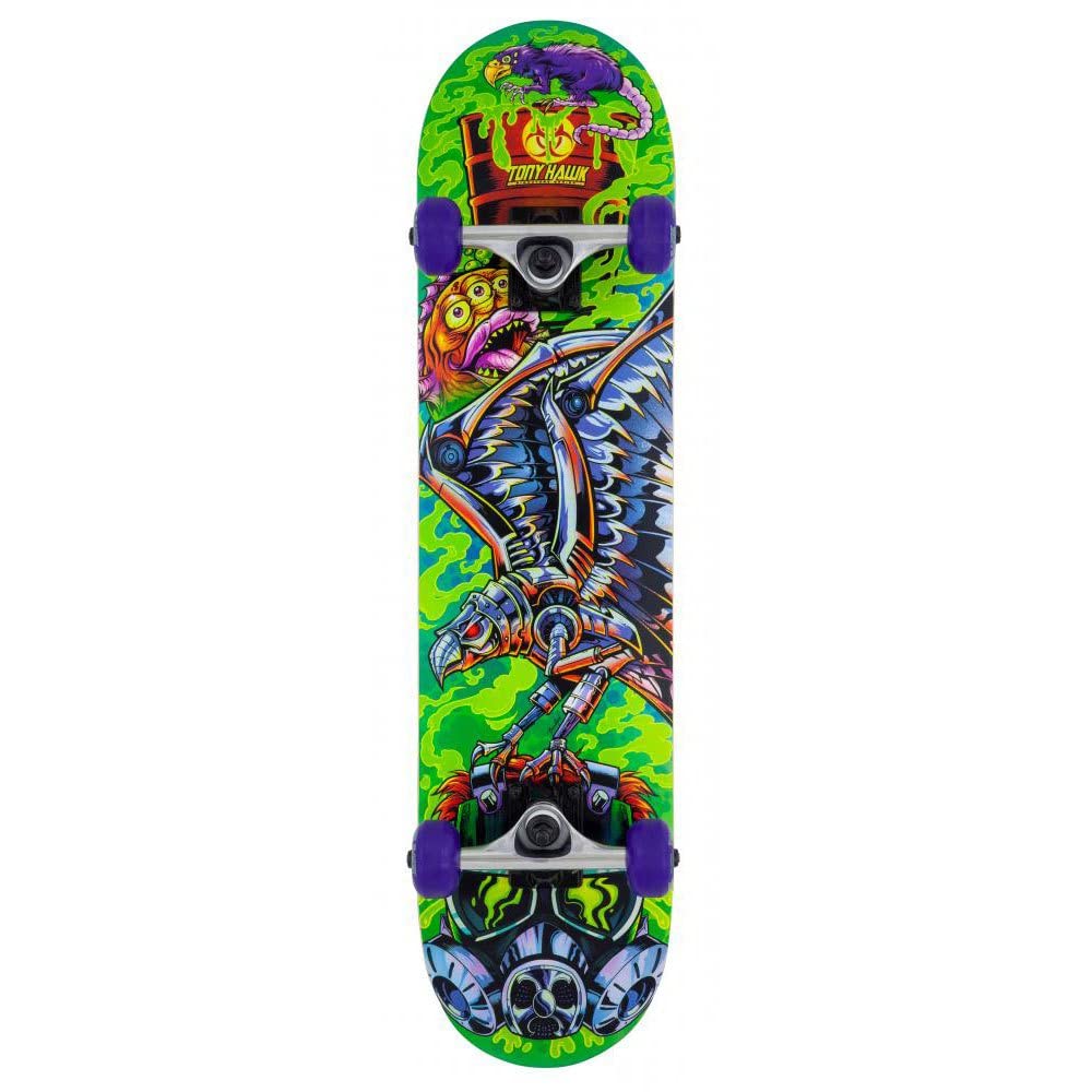 Tony Hawk SS 360 Series Komplettes Skateboard (giftig), Mehrfarbig, 19,1 cm