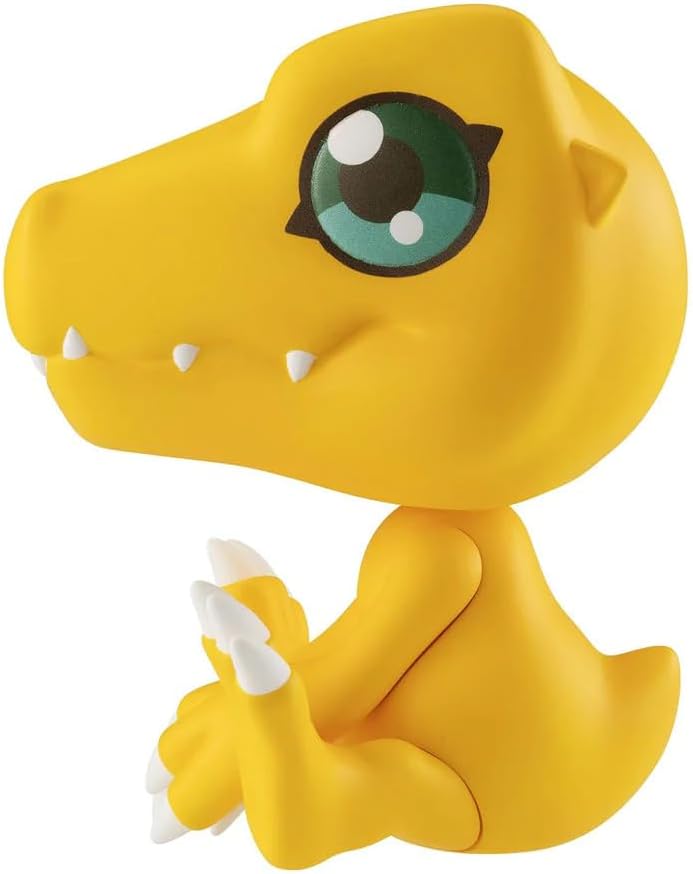 MEGAHOUSE Unisex Kinder Digimon Adventure Look Up Series Agumon PVC Figure, Bunt