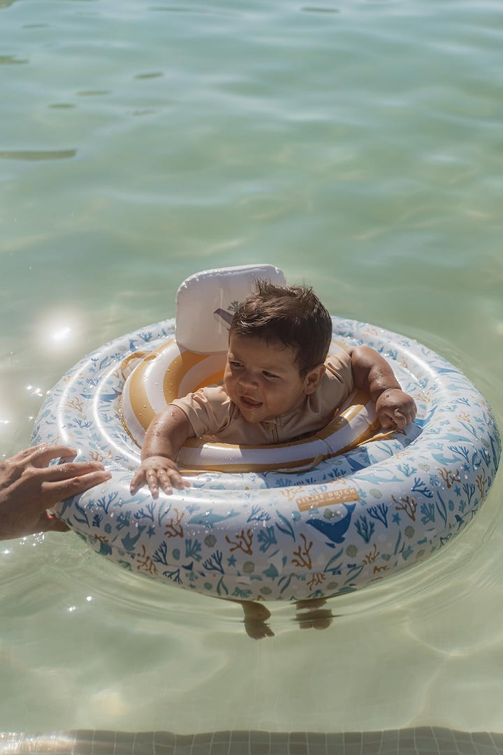 Little Dutch 2012847 Schwimmring/Schwimmsitz für Babys - Ocean Dreams blau